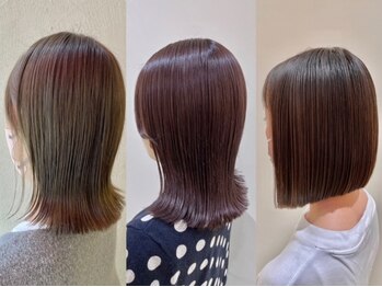 ラソニシカサイ(Lazo nishikasai)の写真/髪質改善しながら、自然に潤う◎髪の水分バランスまで考えた施術で、見た目も手触りも柔らかい艶髪に―