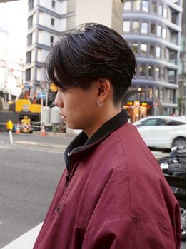 キングオブヘア バイ ノイズ 梅田茶屋町店(KING of hair by NOISM)の写真/《*癖毛に悩む男性必見*》新技術の"曲がる縮毛矯正"で、髪の癖を伸ばしながら、自然なパーマの質感に*