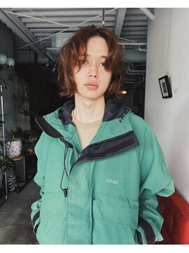 ヒュージ 三軒茶屋(huge) ニュアンスパーマ/ボブパーマ/メンズカット/眉毛カット/パーマ