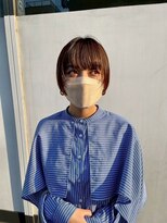  fit stand 千葉/ショートボブ/カット/パーマ/ダブルカラー/トリートメント/縮毛矯正&nbsp;イメチェン/ピンクベージュ/アンブレラカラー[千葉]