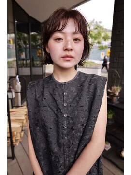 エン クラン バイ ヘッドライト たまプラーザ南口店(en. clan by HEADLIGHT) たまプラーザ/ボブ/レイヤーボブ/まろやかブラウン/透明感カラー