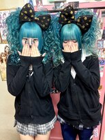 ヘアセットアップス(UP's)&nbsp;デ〇ズニー行こう♪『可愛くスジ盛りツインテールふたごちゃん』