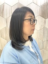 ビューティドレッセヤマノ 池袋パルコ(Beauty Dresse YAMANO)&nbsp;白髪ぼかし/ミディアムレイヤー/レイヤー/マットグレージュ