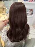 〇チョコレートブラウン ブリーチなし 艶カラー レイヤーカット