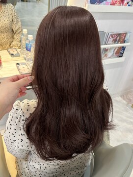 マリアバイアフロート(Maria by AFLOAT) 〇チョコレートブラウン ブリーチなし 艶カラー レイヤーカット
