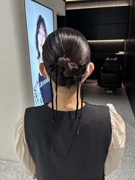 サヴォア(Savoir) お呼ばれヘア◎ピタッとデザインシニヨン
