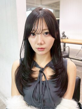 シオン(shion) ダークグレージュロング_F21997