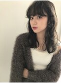久留米【keeda】ダークグレージュセミディ