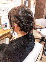 フラミューム 恵比寿(flammeum)&nbsp;ふじゆきアレンジ　編み編みスタイル