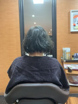 ヘアーサロン デペント(HAIR SALON Depend) フワフワ質感ボブ×ブルージュ