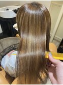 tuuli 筑紫野★★ハイライトしてても縮毛矯正