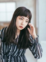 ヘアースペース モナ 清水店(HAIR SPACE Mona) 透明感ピンクブラウンカラーで秋らしいロング/ルーズヘア