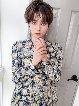 モコ(MOCO) 【MOCO hair natural琴似】シルキーベージュ×エアリーショート