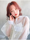表参道roijir 韓国風ショート×ピンクアッシュ