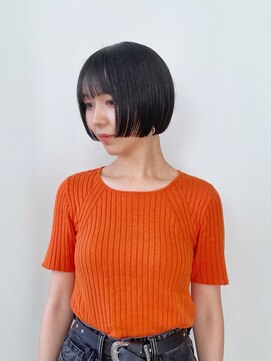 ゴーズゴードットビー 吉祥寺(go s go .b) 前髪/ピンクベージュ/マチルダボブ/インナーグレージュ/丸型