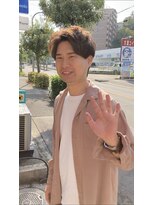 ユーシャイン(YOU SHINE)&nbsp;メンズパーマのセンターパートショート