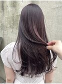 ＊ブリーチなしラズベリーピンクブラウンパープルピンクカラー