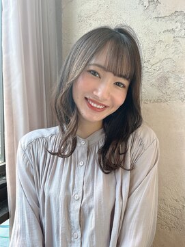 プアメリア 名古屋(Puamelia) トリートメント ブリーチなしダブルカラー 前髪縮毛矯正