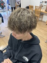 ナチュラル(Natural) ミルクティーベージュ×ツイストスパイラルパーマ