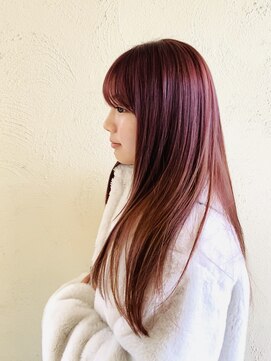 キャパジャストヘアー(CAPA just hair) ダブルカラーチェリーピンク