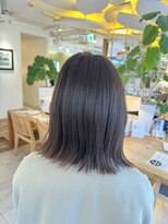 ヘアラウンジ ビーチ 青山 外苑前(hair lounge BEACH) シアーカラー＊暗くても柔らかく透けるオリーブグレージュ