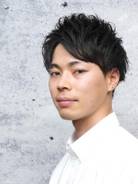 エース 中野(Ace) 爽やかツーブロックアップバンク<理容室><MEN'S/中野/バーバー>