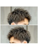 プラーチェ 古淵店(Plaatje)&nbsp;スパイキーショート アップバング 束間ヘア 簡単スタイリング