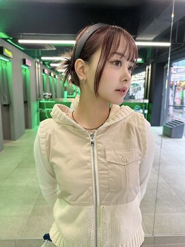 リリー(Lilley) 【hiyori】カチモリヘアにぴったりなピンクブラウン