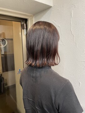 クオーレ(CUORE) 酸性縮毛矯正×レッドブラウン