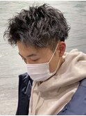 ツイストスパイラルパーマアップバング