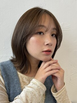 アンヘアー 元町三宮(UNHAIR) シースルバング × ボブ