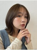 シースルバング × ボブ