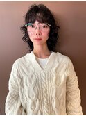 ミディアムウルフレイヤーパーマ