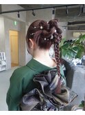 ヘアセット◯タイトヘア◯成人式ヘアセット