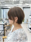 似合わせカット/ショートボブ/小顔ヘア/メルティカラー/くせ毛