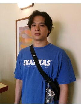 ヒントステーション フォーメンズ(HINTSTATION for Men's) 〈浅草 半個室〉 メンズセンターパート/ニュアンス