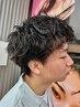 【学割U24】メンズカット＋パーマ＋眉カットor炭酸スパ 12705円→10164円
