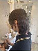 酸性ストレート×タッセルボブ/ストレートパーマ/10代/20代/知立