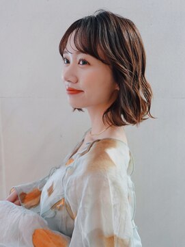 トリコ ショップアンドヘアサロン(tricot shop hair salon) 大人ふんわりボブ◎やわらかニュアンスボブ