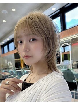 ロンド ストラーダ 心斎橋(Lond strada) レイヤーボブ×ハイトーン[心斎橋/髪質改善]