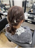 結婚式ヘアセット