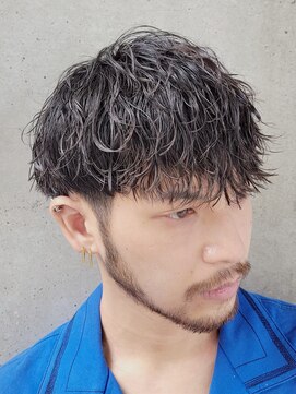 フィフス 栄(fifth) 栄ツイストスパイラルパーマツイストパーマ刈り上げマッシュ30代