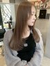 【指名限定】似合わせカット+顔まわりストレート+トリートメント
