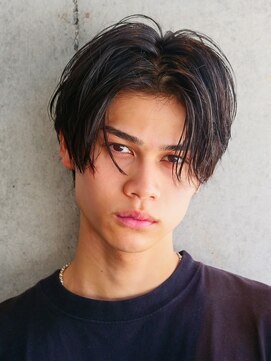 エルマーク 松山(L-MARK) センターパート/ニュアンスパーマ/ダウンパーマ/men's