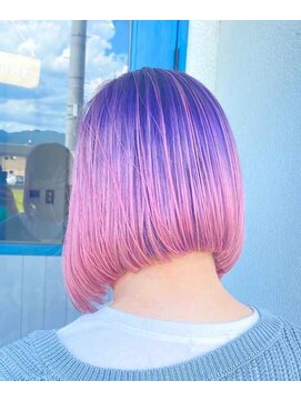 ヘアーメイク コラソン(hair make corazon) 似合わせカットメルティカラー着物フェミニンロング