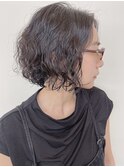 【morio原宿】ゆるふわボブパーマ　くるくる　外国人風パーマ