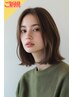 【シンプルメニュー人気No.1】　カット+カラー(白髪染め可)　￥9800