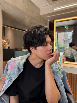 ロンド ロワール 門前仲町(Lond Loire) MEN'S HAIR/リバースセンターパート/ダウンバング /門前仲町