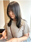 【艶髪】艶感のあるオリーブ入りブラウン