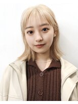レコ 渋谷(LECO)&nbsp;ハイトーンベージュカラー/ケアブリーチ/ミルクティーベージュ
